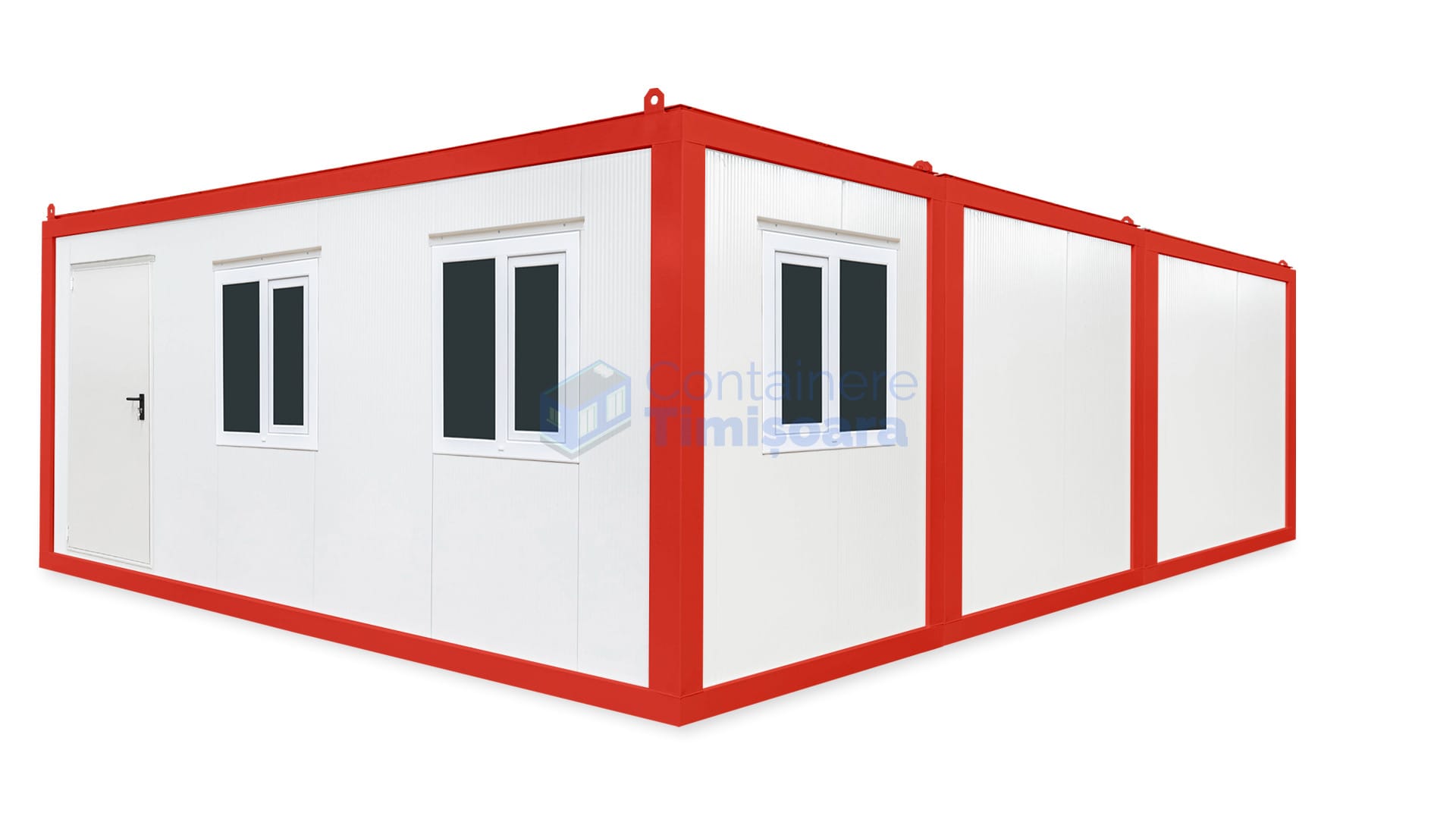 container modular timisoara 6x72m rosu