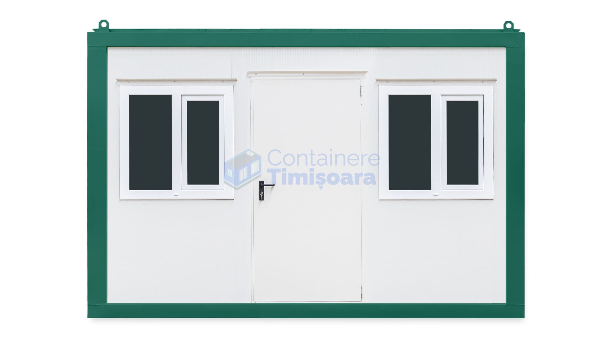 container santier timisoara 4metri 2geamuri verde