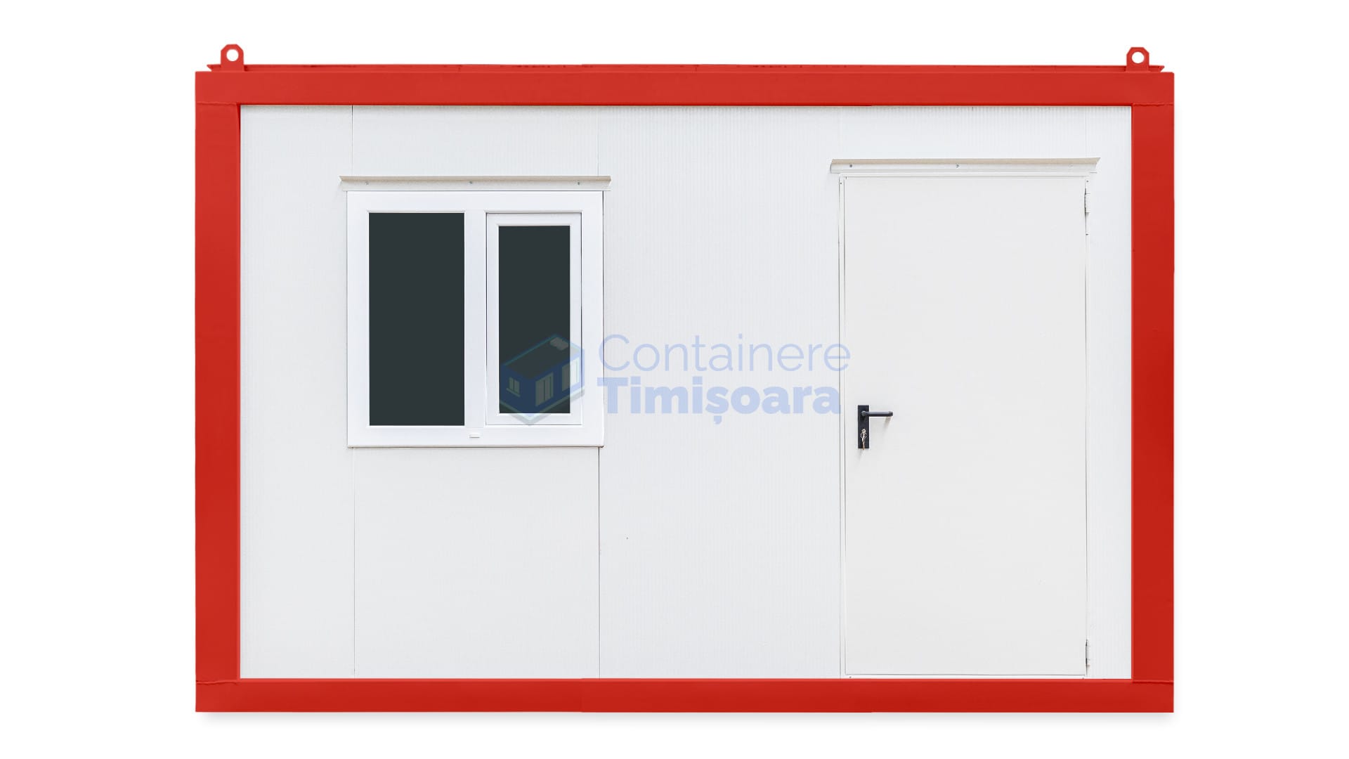 container santier timisoara 4metri 1geam rosu