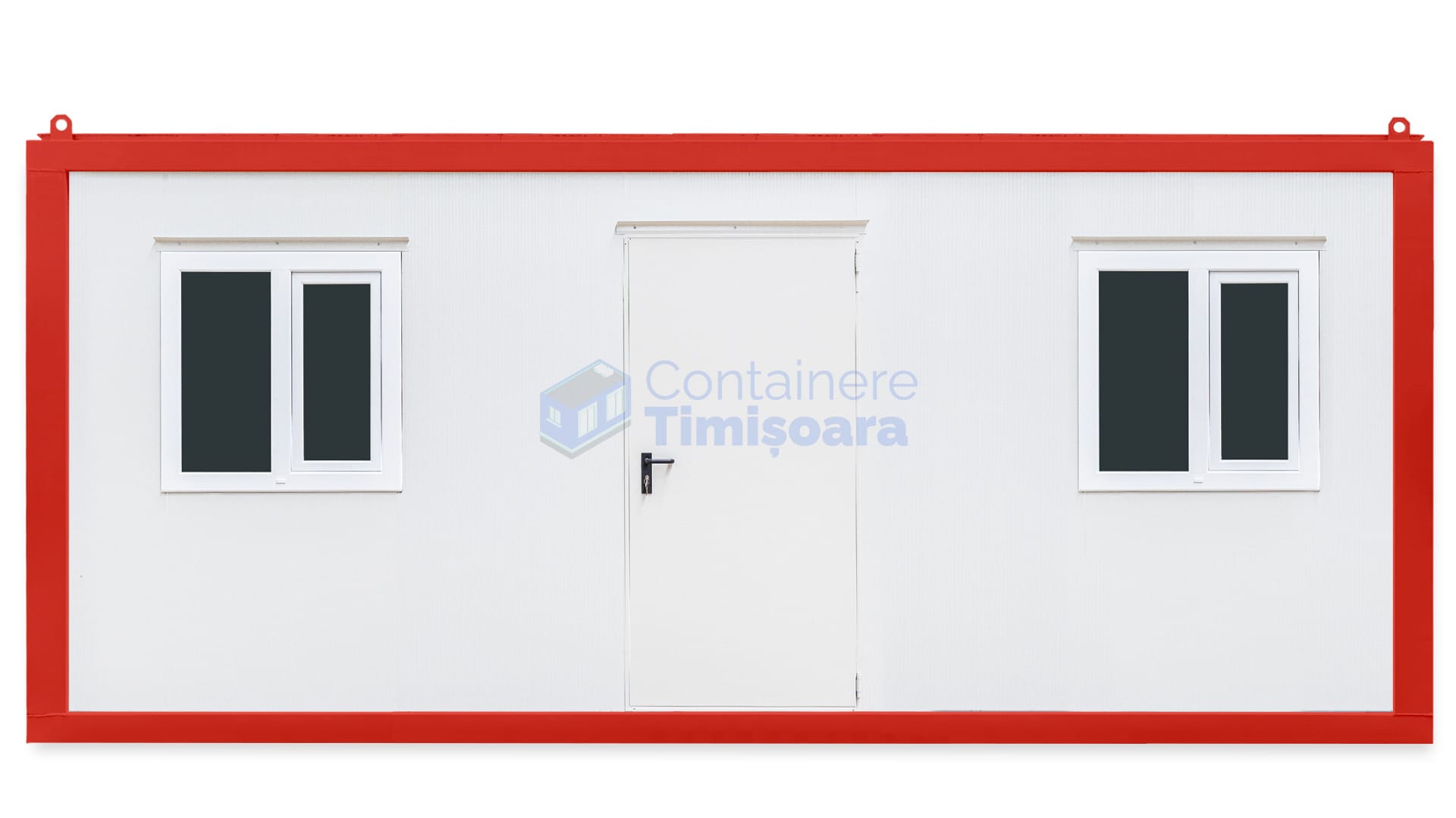 container santier timisoara 6metri 2geamuri rosu