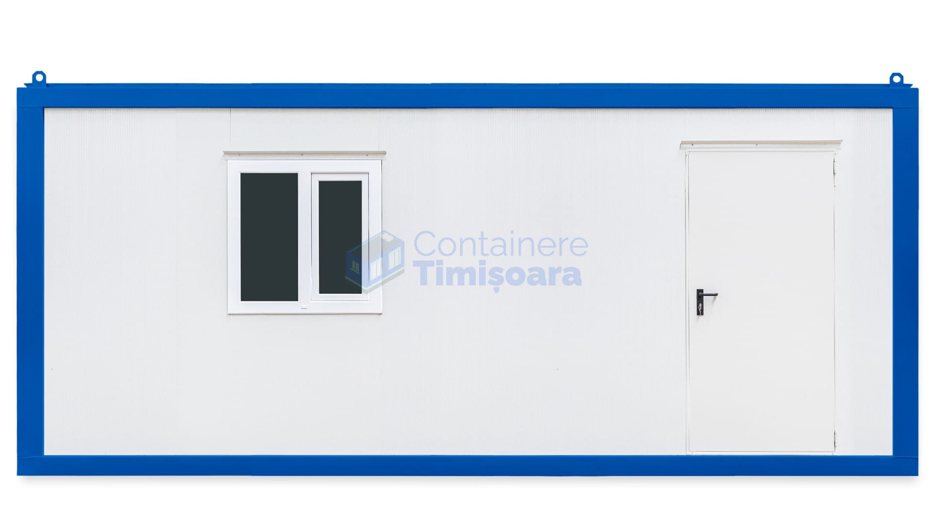 container santier timisoara 6metri 1geam albastru